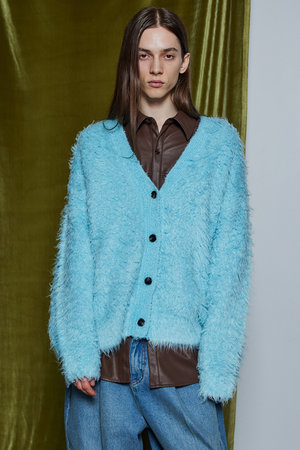 メゾンスペシャル/MAISON SPECIALの【予約販売】Wave Shaggy Knit Cardigan / ウェーブシャギーニットカーディガン(110300/110303)