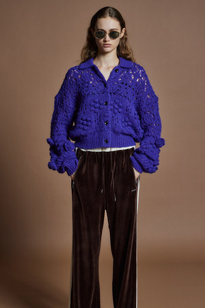 メゾンスペシャル/MAISON SPECIALの【予約販売】Flower Mesh Cardigan / フラワーメッシュカーデ(110300/110303)