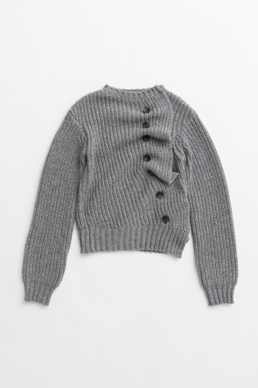 Asymmetrical Frill Cardigan / アシンメトリーフリルカーディガン