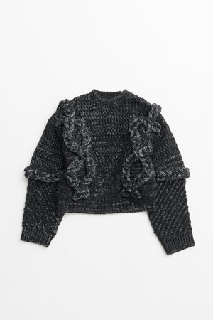 メゾンスペシャル/MAISON SPECIALの【予約販売】Cable Hand-Knit Top / ケーブルハンドニットトップ(110300/110301)