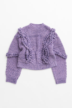 メゾンスペシャル/MAISON SPECIALの【予約販売】Cable Hand-Knit Top / ケーブルハンドニットトップ(110300/110301)
