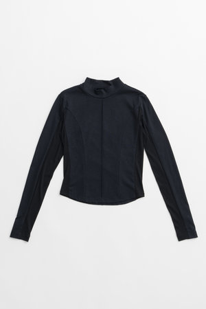 メゾンスペシャル/MAISON SPECIALの【予約販売】British Worsted Cotton High-Neck Top / ブリティッシュウーステッドコットンハイネックトップ(110100/110103)
