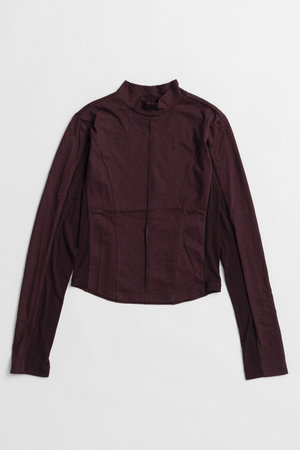 メゾンスペシャル/MAISON SPECIALの【予約販売】British Worsted Cotton High-Neck Top / ブリティッシュウーステッドコットンハイネックトップ(110100/110103)