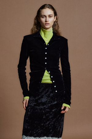 メゾンスペシャル/MAISON SPECIALの【予約販売】2WAY Velour Top / 2WAYベロアTOP(110100/110103)