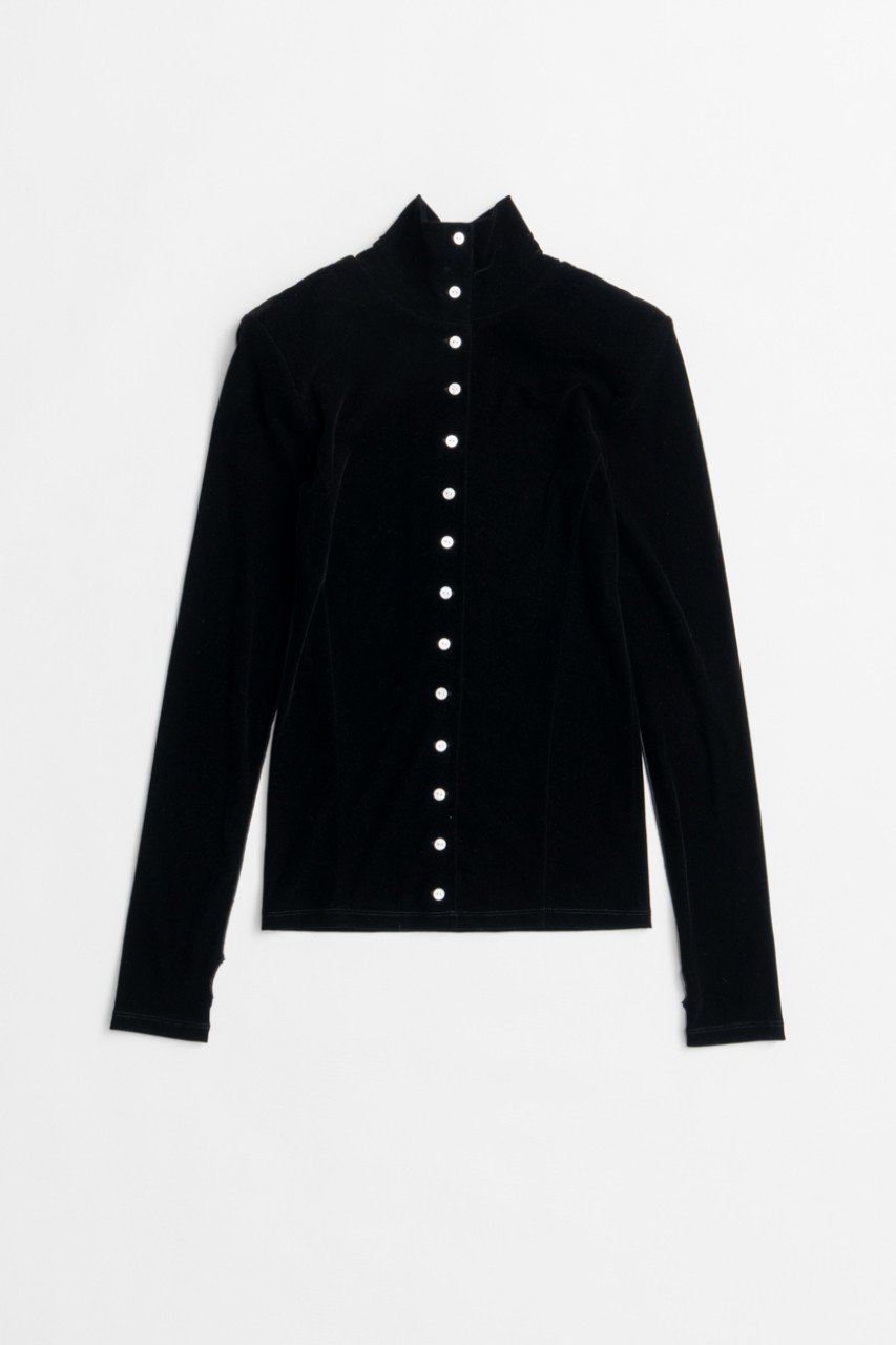 MAISON SPECIAL 2WAY Velour Top / 2WAYベロアTOP (BLK(ブラック), FREE) メゾンスペシャル ELLE SHOP