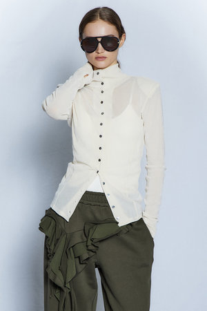 メゾンスペシャル/MAISON SPECIALの【予約販売】2WAY Velour Top / 2WAYベロアTOP(110100/110103)