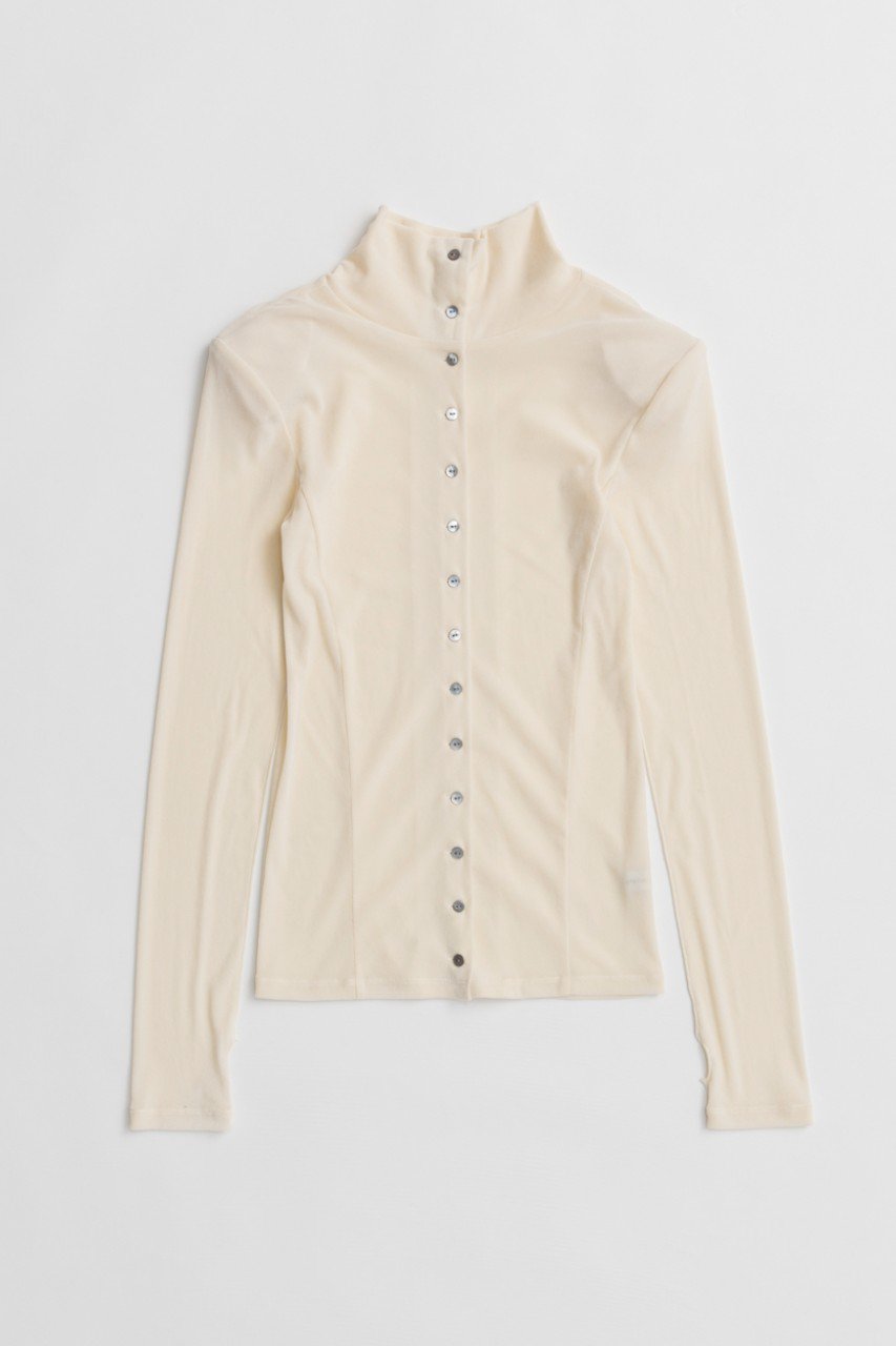 MAISON SPECIAL 2WAY Velour Top / 2WAYベロアTOP (WHT(ホワイト), FREE) メゾンスペシャル ELLE SHOP