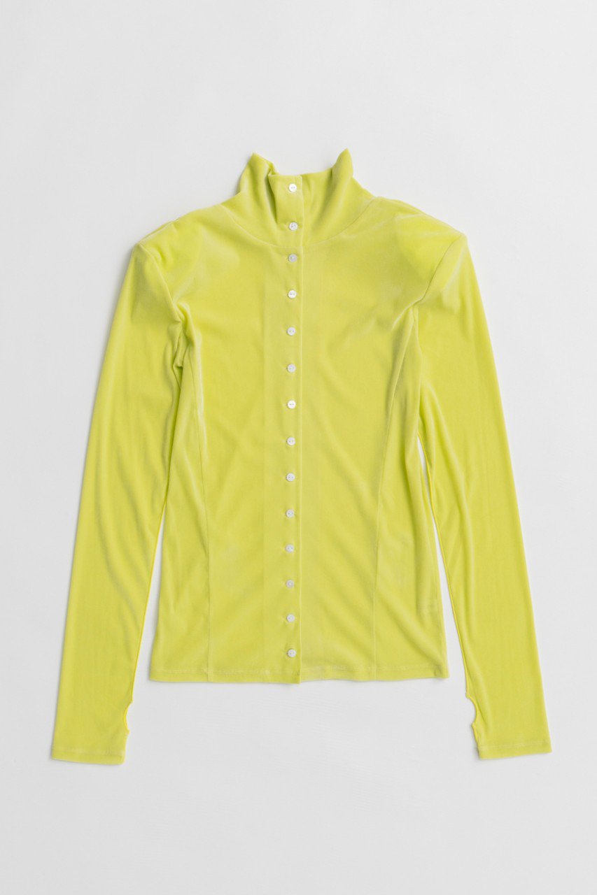MAISON SPECIAL 2WAY Velour Top / 2WAYベロアTOP (LIME(ライム), FREE) メゾンスペシャル ELLE SHOP