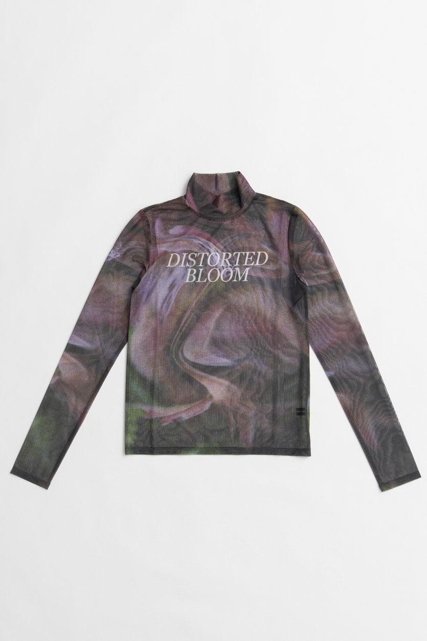 MAISON SPECIAL DISTORETED BLOOM Logo Sheer Top /DISTORETED BLOOMロゴシアートップ (PNK(ピンク), FREE) メゾンスペシャル ELLE SHOP