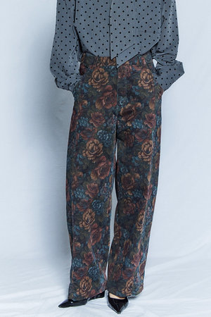 メゾンスペシャル/MAISON SPECIALの【予約販売】Multi-Fabric Cocoon Pants / マルチファブリックコクーンパンツ(110600/110601)