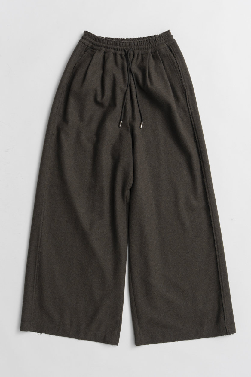 MAISON SPECIAL Saxony Easy Pants / サキソニーイージーパンツ (BRN(ブラウン), 36) メゾンスペシャル ELLE SHOP