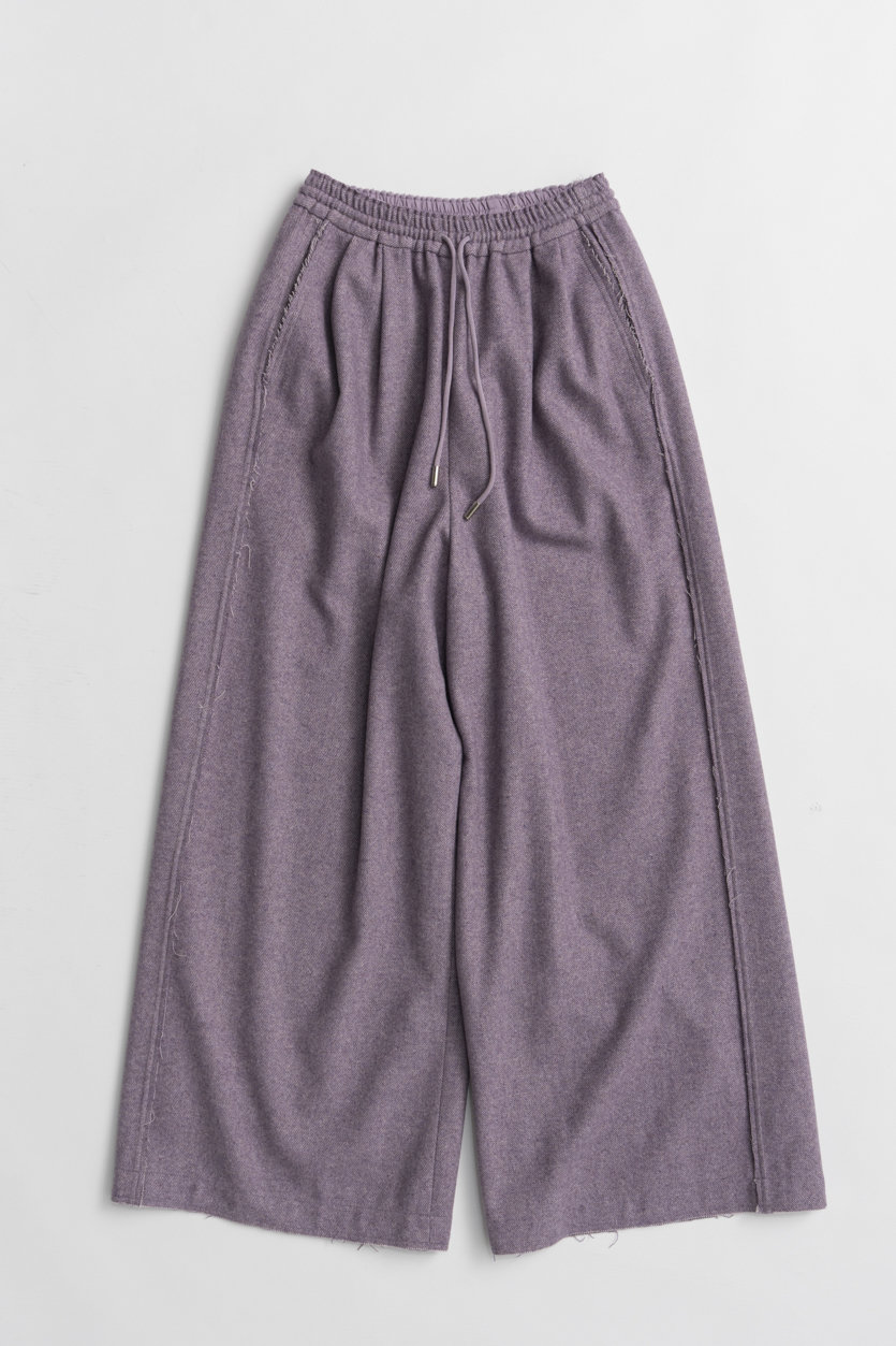 MAISON SPECIAL Saxony Easy Pants / サキソニーイージーパンツ (PPL(パープル), 38) メゾンスペシャル ELLE SHOP