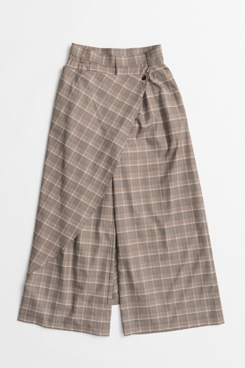 MAISON SPECIAL Wrap Wide Pants / ラップワイドパンツ (MLT1(マルチカラー), 38) メゾンスペシャル ELLE SHOP