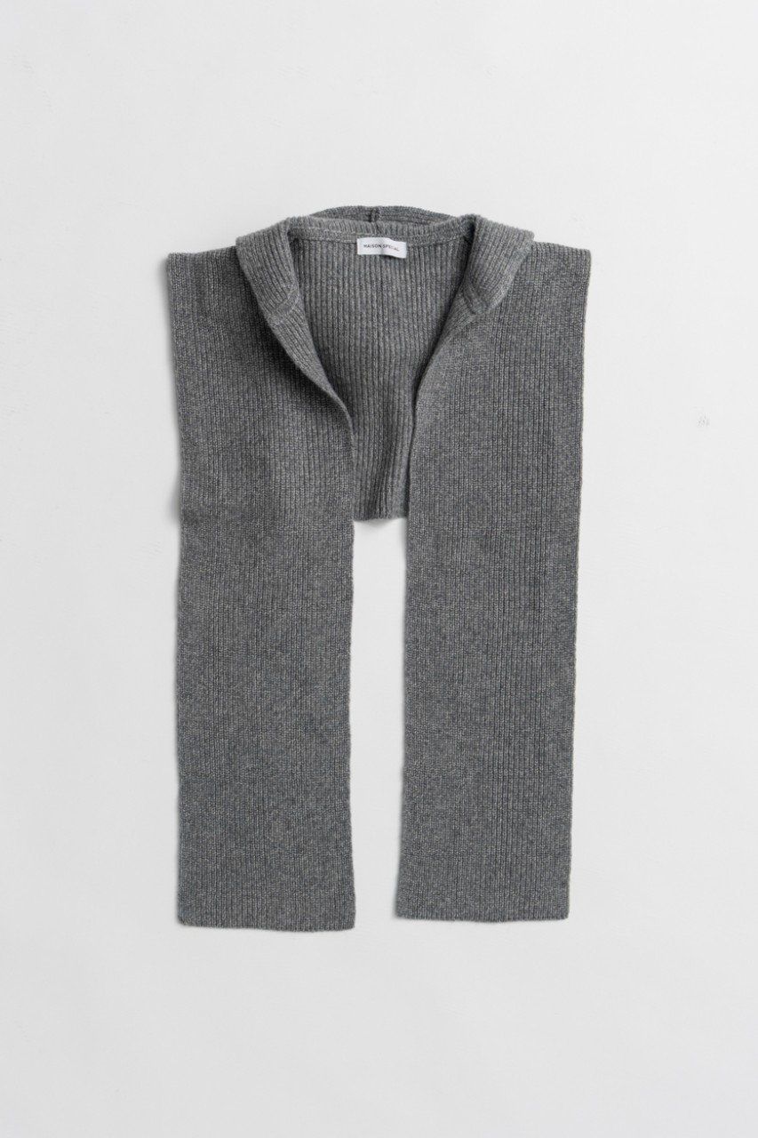 MAISON SPECIAL Sailor Babushka Muffler / セーラーバブーシュカマフラー (GRY(グレー), FREE) メゾンスペシャル ELLE SHOP