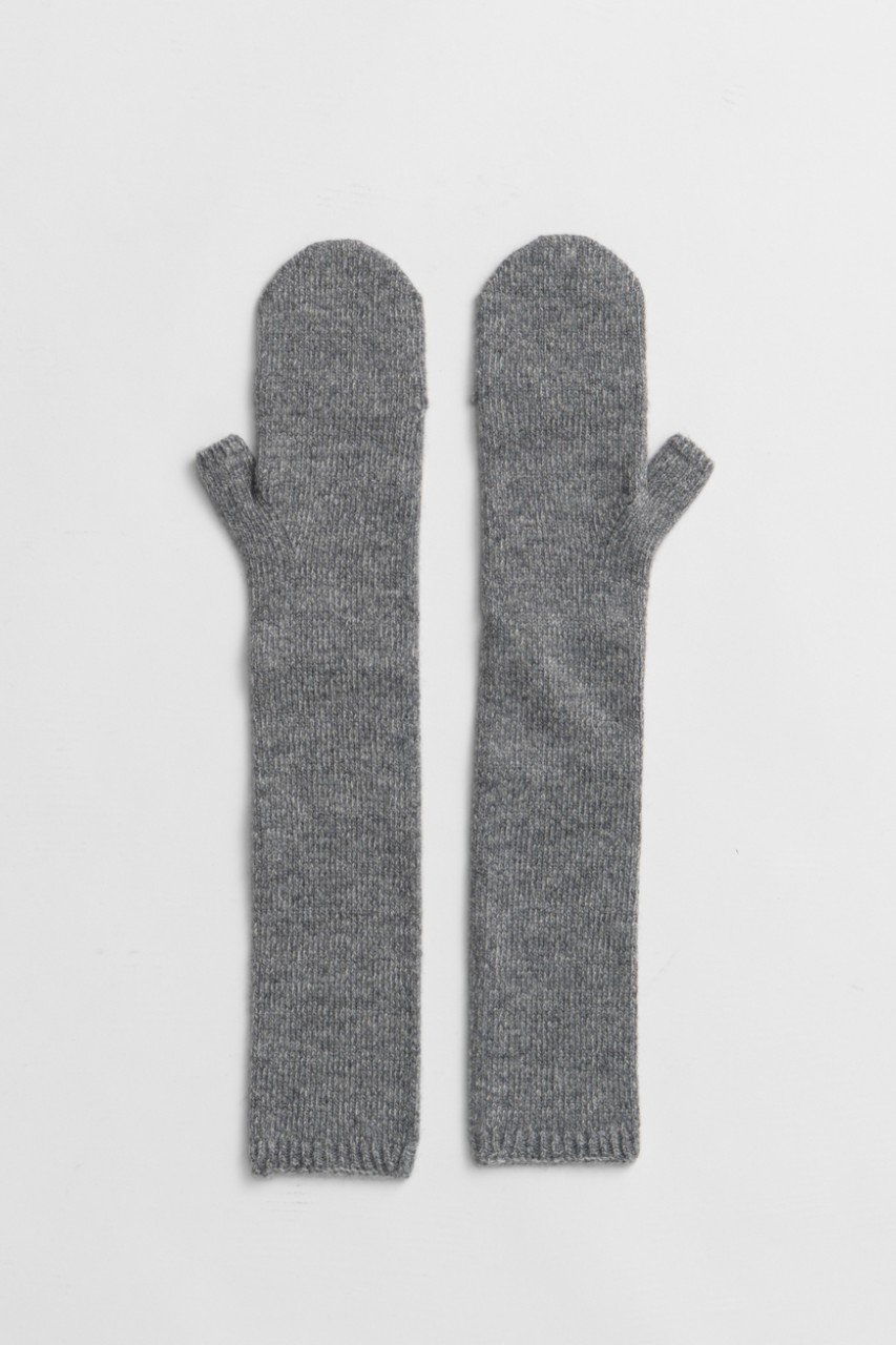 MAISON SPECIAL Long Knit Gloves / ロングニットグローブ (GRY(グレー), FREE) メゾンスペシャル ELLE SHOP