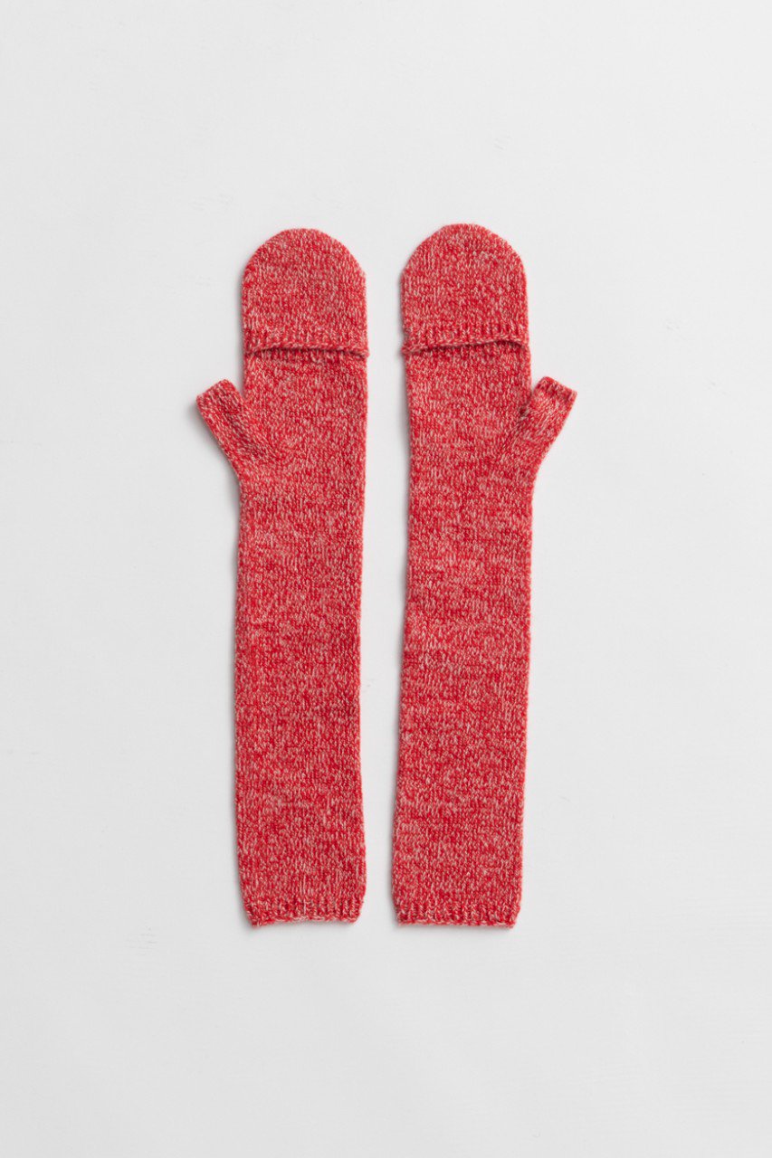 MAISON SPECIAL Long Knit Gloves / ロングニットグローブ (RED(レッド), FREE) メゾンスペシャル ELLE SHOP
