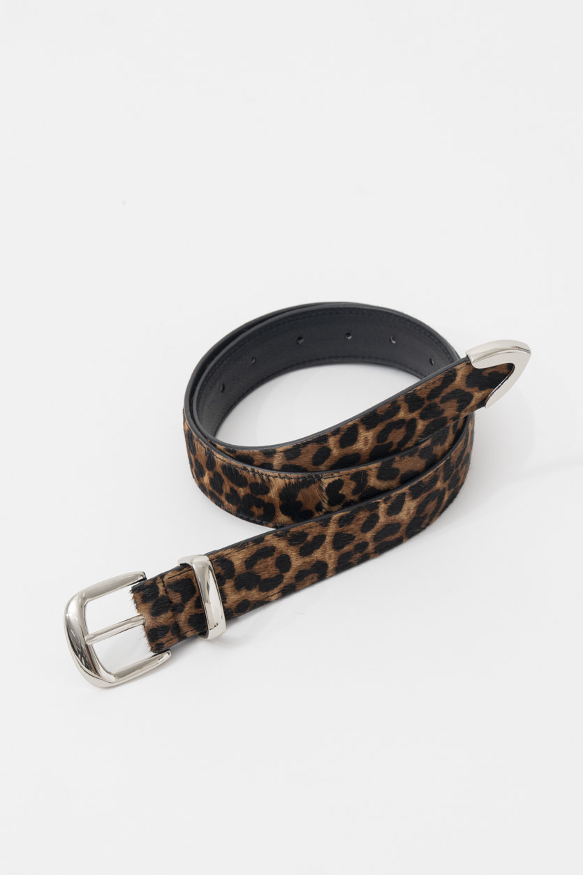 MAISON SPECIAL Hair-on-hide belt / ハラコベルト (BRN(ブラウン), FREE) メゾンスペシャル ELLE SHOP