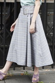 チェックワンタックマキシスカート