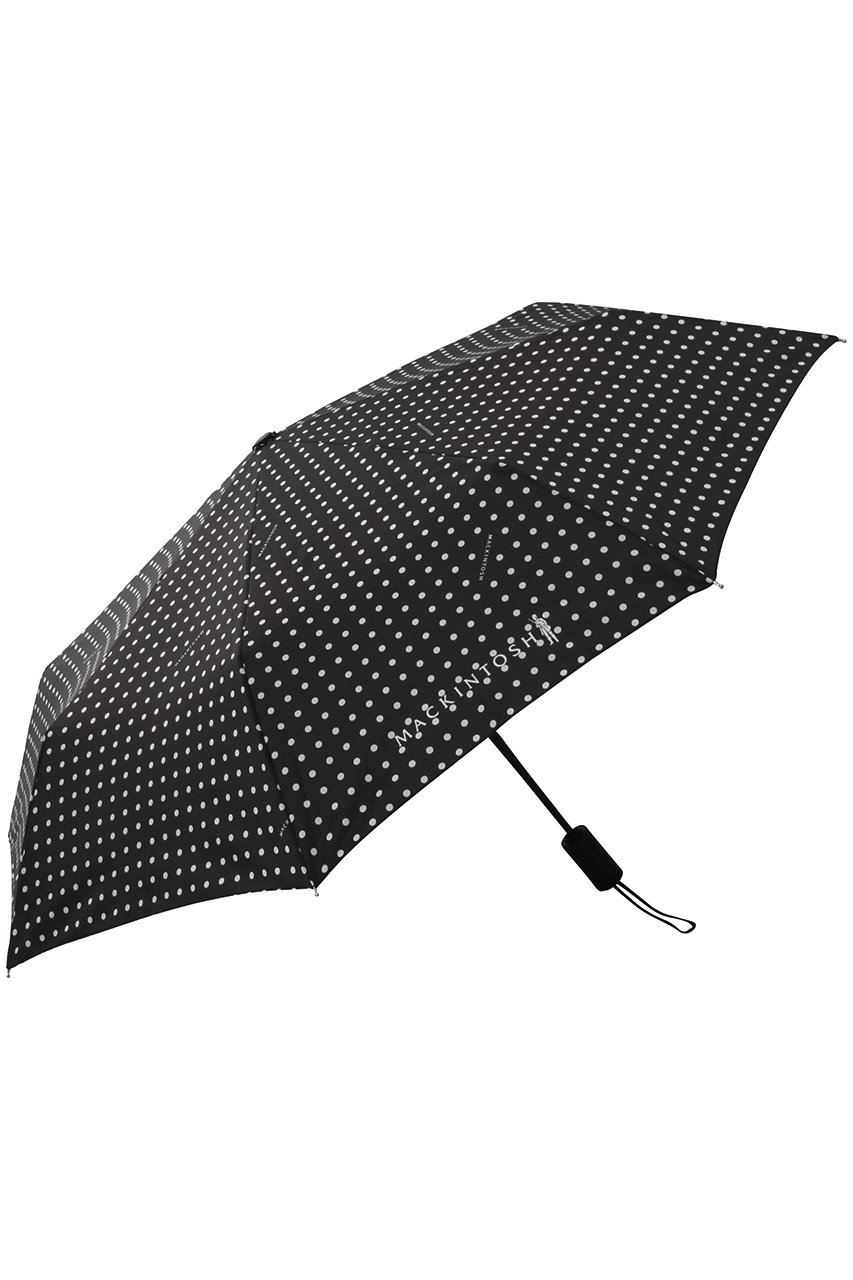 MACKINTOSH AYR 折り畳み傘 (ブラック×ホワイト ドット F) マッキントッシュ ELLE SHOPの画像