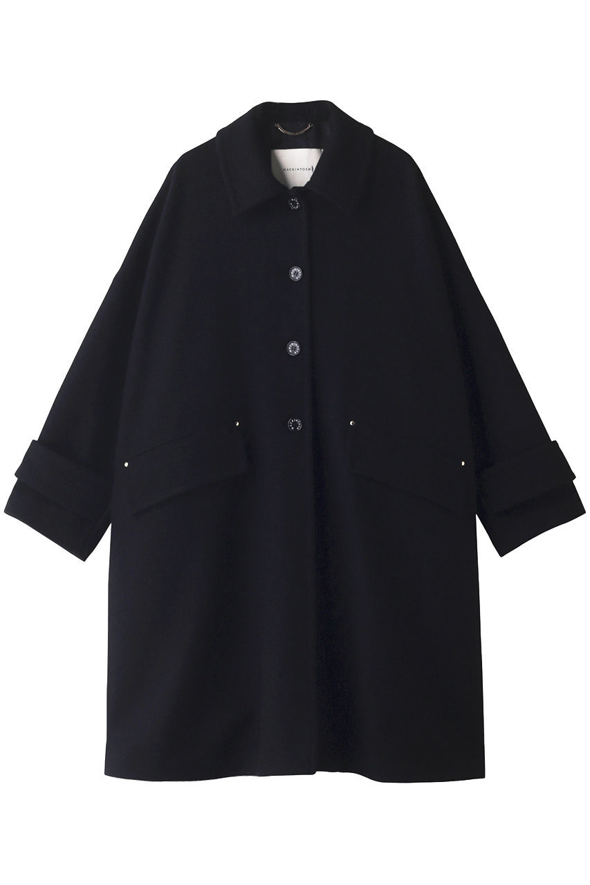 MACKINTOSH NEW HUMBIE 裏無地ロングコート (ネイビー, 8) マッキントッシュ ELLE SHOP