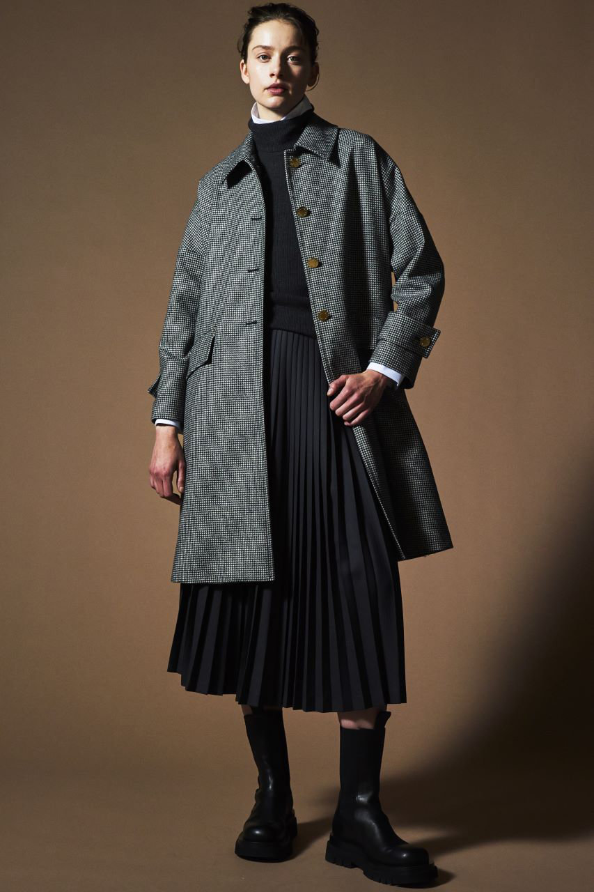 made in England Mackintosh monkton千鳥柄コート - www.stedile.com.br