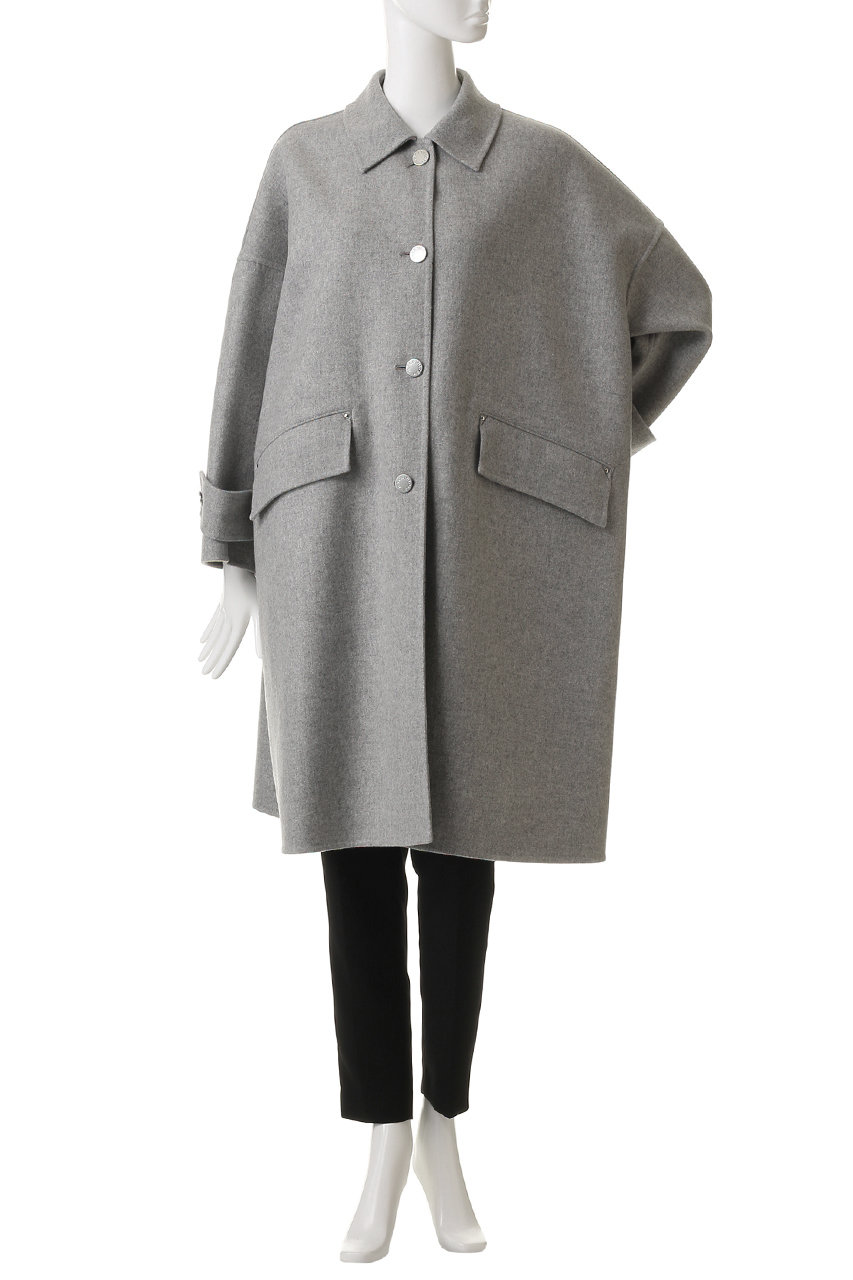 美品✨MACKINTOSH ダブルフェイス　ロングコート　チェック柄　ホワイト 美品✨MACKINTOSH ダブルフェイス ロングコート チェック柄