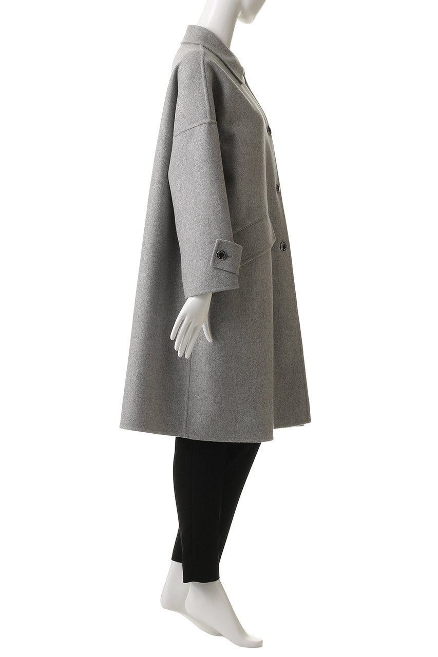 美品✨MACKINTOSH ダブルフェイス　ロングコート　チェック柄　ホワイト グレンチェックダブルフェイス ロングコート