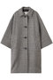 COLLIN グレンチェック ステンカラー コート マッキントッシュ/MACKINTOSH ブラックグレンチェック