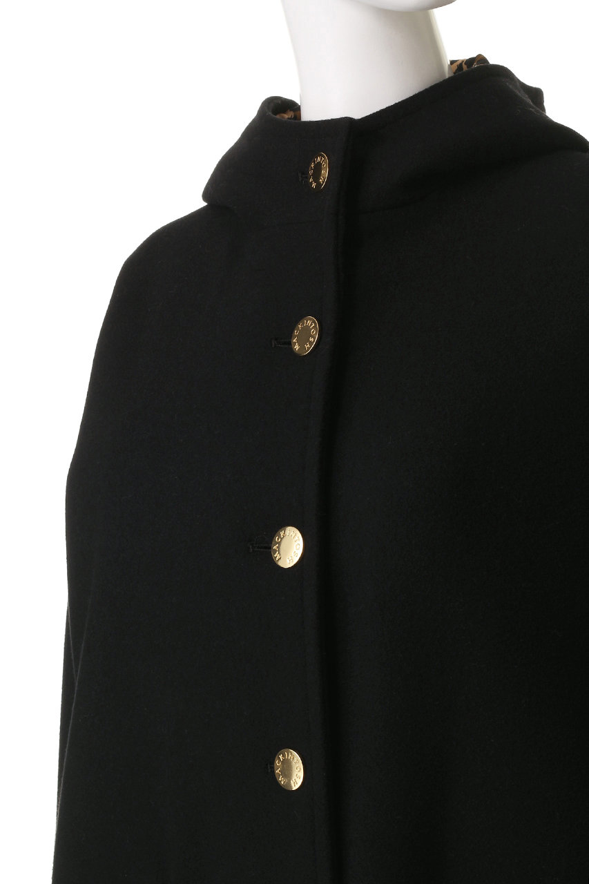 【MACKINTOSH】レオパード コート ウール ロングコート 32 黒 MACKINTOSH(マッキントッシュ)｜【予約販売】HUMBIE HOOD ロング