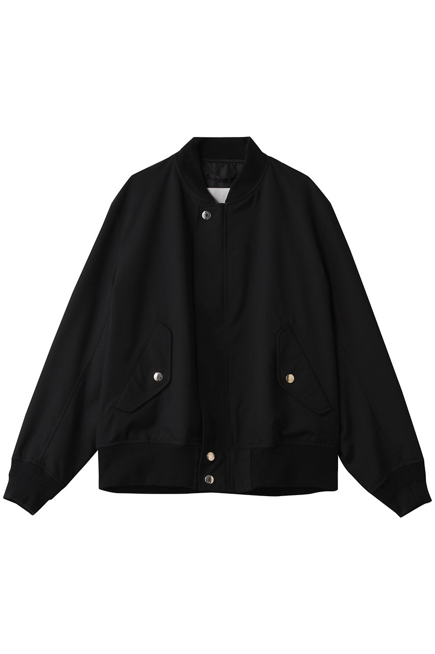 MACKINTOSH 【MEN】SAUGHTREE MA-1 ウールポプリン ブルゾン (ブラック, 36) マッキントッシュ ELLE SHOP MACKINTOSH 【MEN】SAUGHTREE MA-1 ウールポプリン ブルゾン (ブラック, 36) マッキントッシュ ELLE SHOP