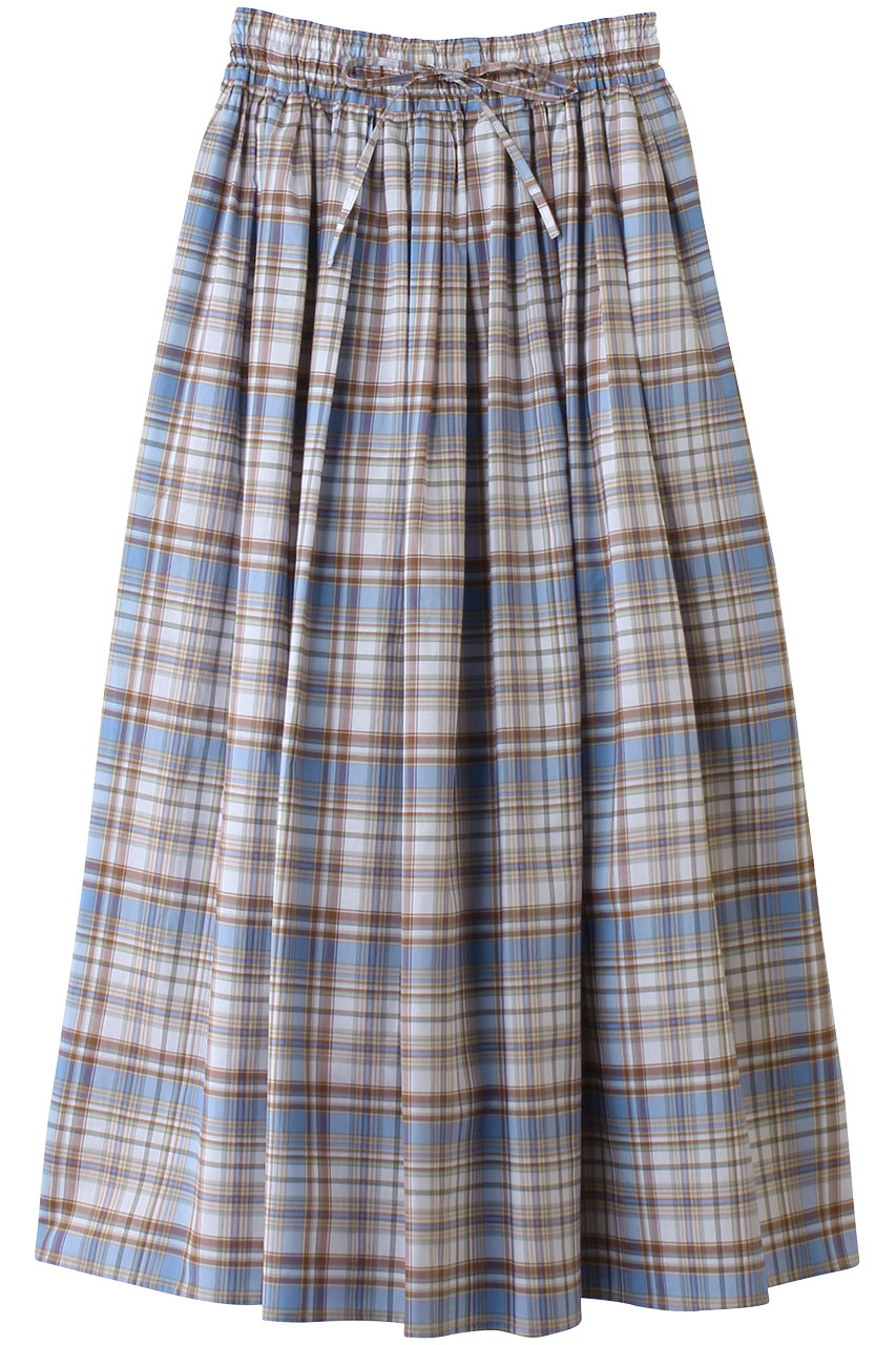 マッキントッシュ/MACKINTOSHのPOLBETH チェックスカート(ブルー×ブラウンチェック/L261HI1009SKALX)