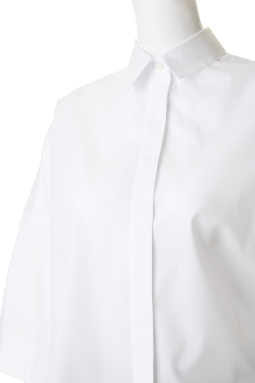 MACKINTOSH ホワイト 長袖シャツ MACKINTOSH(マッキントッシュ)｜WHITELEY 7分袖シャツ/ホワイト の通販