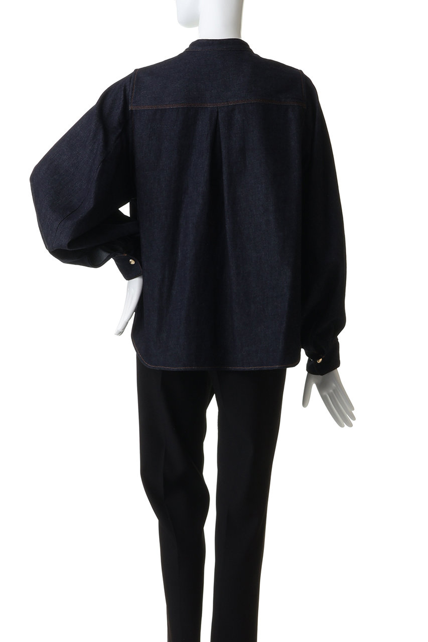 美品 マッキントッシュ MACKINTOSH シャツ デニムシャツ ロングスリーブ 長袖 トップス レディース 6 インディゴブルー MACKINTOSH - 美品 マッキントッシュ MACKINTOSH シャツ デニムシャツ