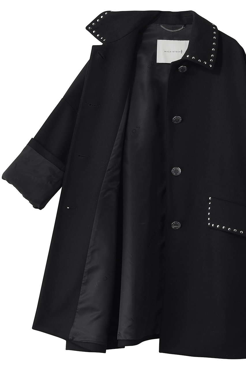 新品★MACKINTOSH HUMBIE ウール　コート　スタッズ　6 ブラック MACKINTOSH(マッキントッシュ)｜【予約販売】NEW HUMBIE スタッズ