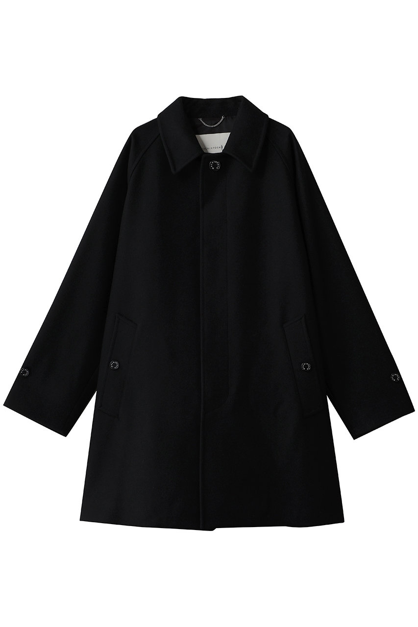MACKINTOSH 【MEN】DURHAM ウールメルトン ラグランスリーブコート (ブラック, 34) マッキントッシュ ELLE SHOP