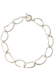 HAND FORMED OVAL LINK CHAIN ネックレス