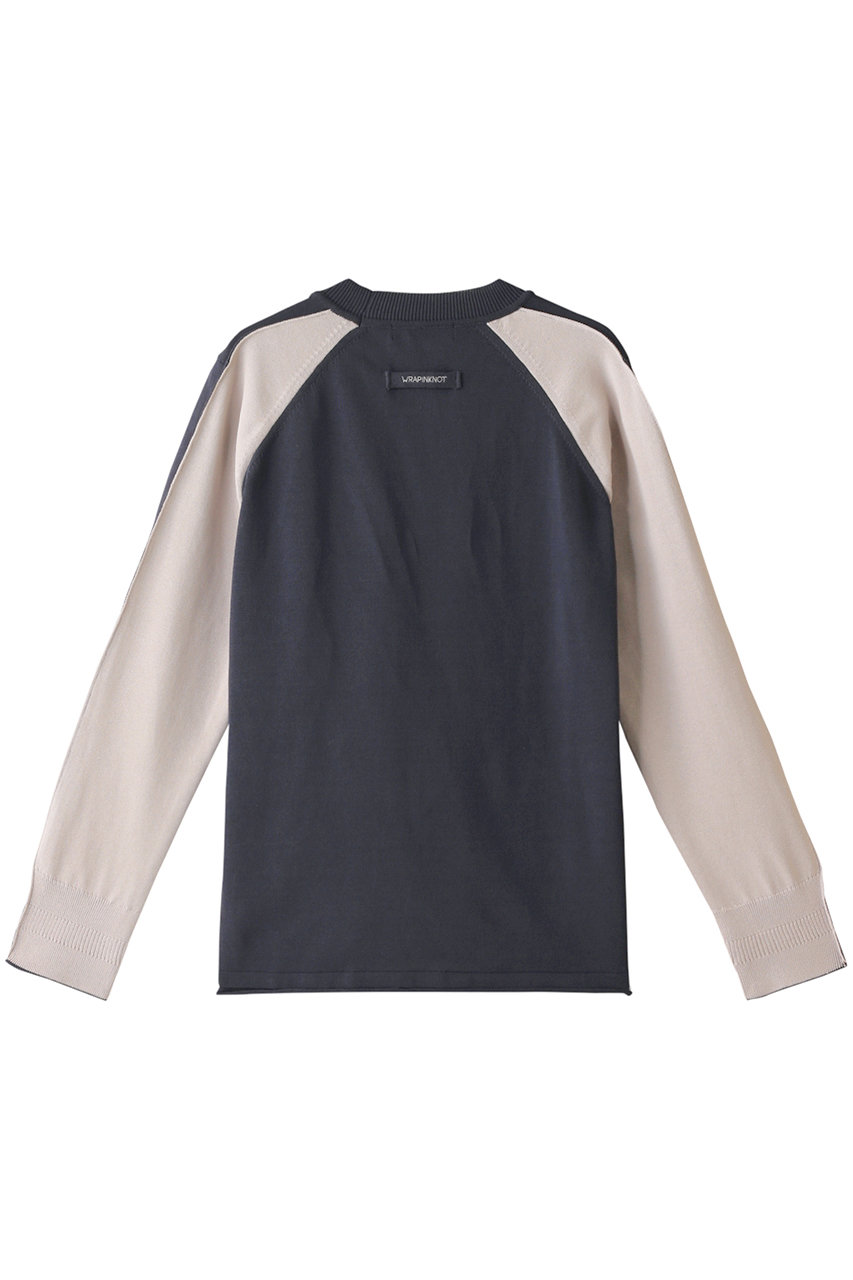 SALE 【50%OFF】 WRAPINKNOT ラッピンノット 【UNISEX】スウェットプルオーバー ダークブルー