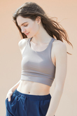 YOGA FITショートトップ