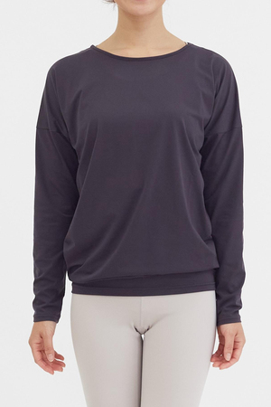 ジュリエ/Julierのライトプライムバッククロスロングスリーブプルオーバー