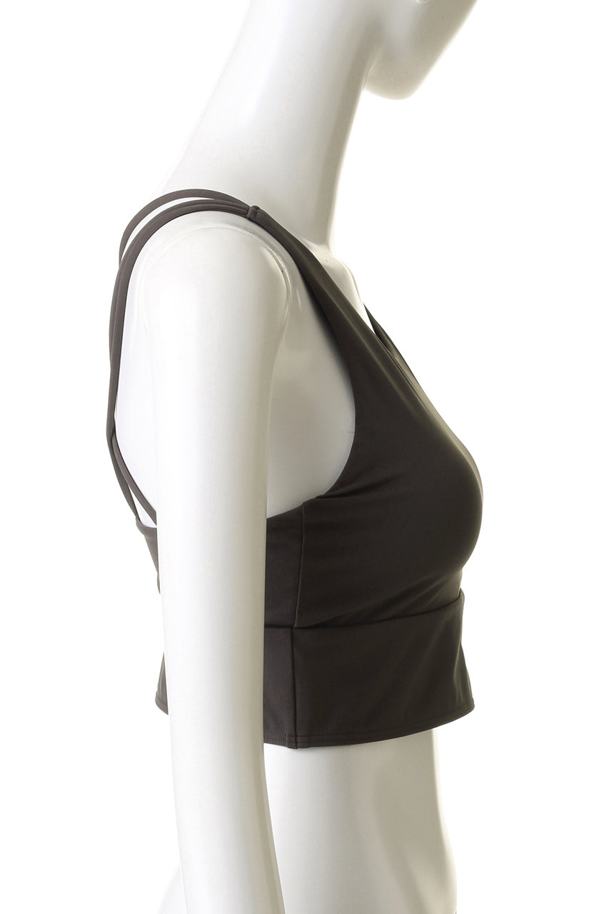 Julier(ジュリエ)｜【定番】YOGA FITショートトップス/パット付