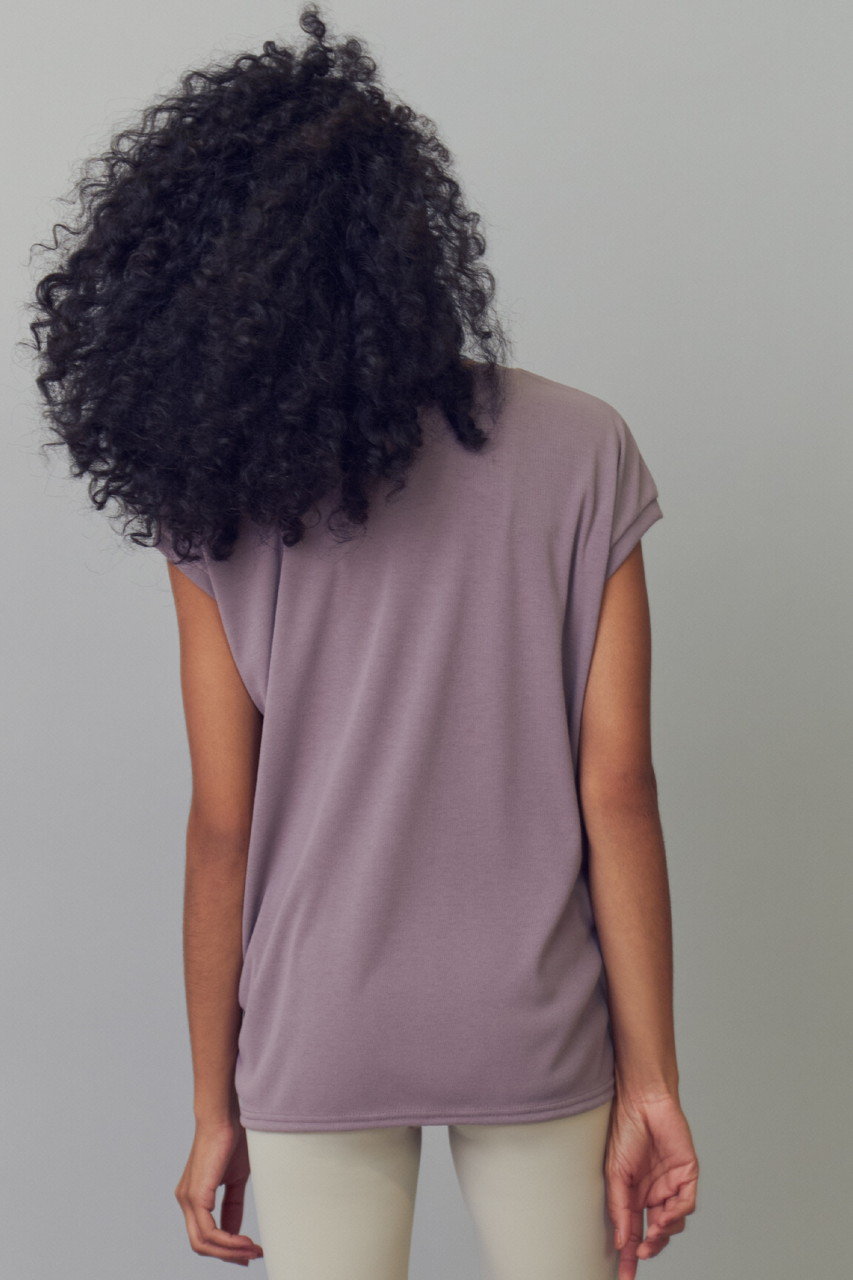tシャツ Julier (定番)フィールフライス半袖トップス レディース Julier(ジュリエ)｜フィールフライス半袖トップス/ホワイト の