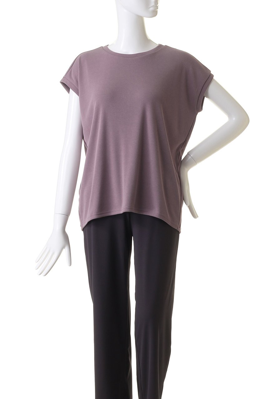 tシャツ Julier (定番)フィールフライス半袖トップス レディース Julier(ジュリエ)｜フィールフライス半袖トップス/ホワイト の