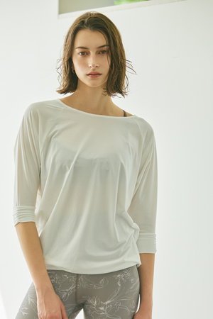 ジュリエ/Julierの【定番】ライトプライムハーフスリーブプルオーバー