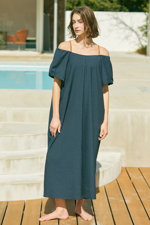 ジュリエ/Julierのドライリネンオフショル2WAYワンピース(180100/180104)