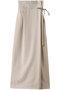 ドライリネンラップスカート ジュリエ/Julier ベージュ