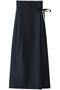 ドライリネンラップスカート ジュリエ/Julier ネイビー