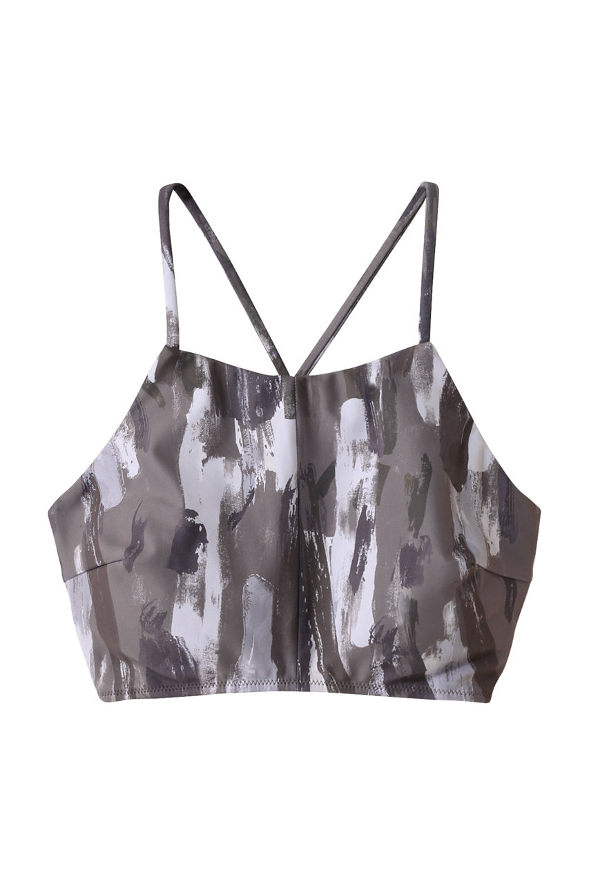 Julier Vertical brushプリントブラトップ (グレー系, 1) ジュリエ ELLE SHOP Julier Vertical brushプリントブラトップ (グレー系, 1) ジュリエ ELLE SHOP