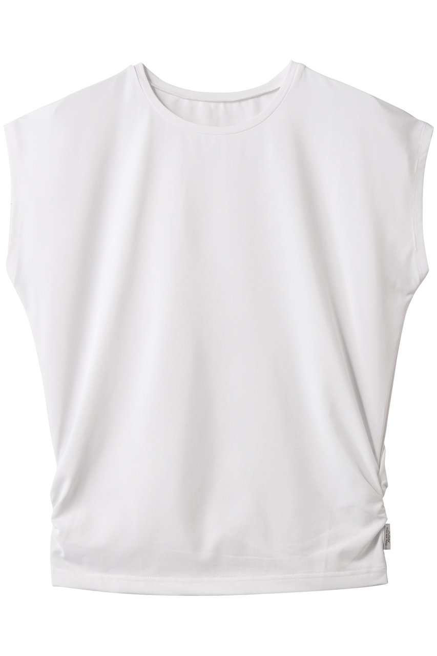 Julier Ecocoフレンチスリーブトップス (ホワイト, 0) ジュリエ ELLE SHOP Julier Ecocoフレンチスリーブトップス (ホワイト, 0) ジュリエ ELLE SHOP