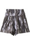 Vertical brushプリントショートパンツ ジュリエ/Julier グレー系