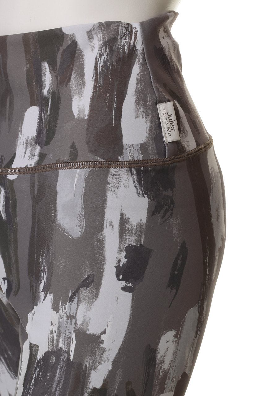 Julier(ジュリエ)｜Vertical brushプリントレギンス/ホワイト系 の通販